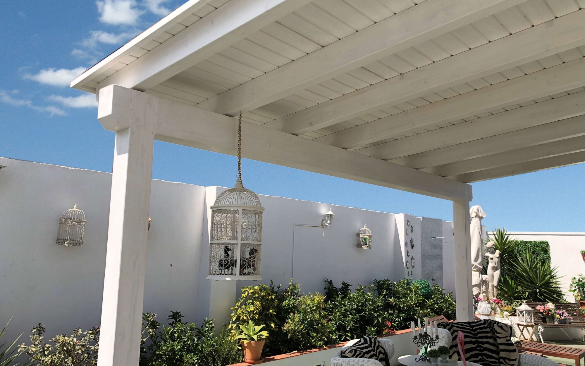 pergolas de madera en la costa de sol